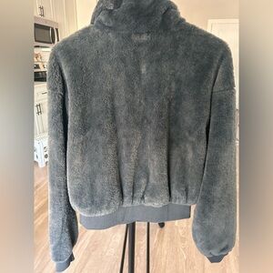 Thread & Supply Charcoal Teddy Jacket